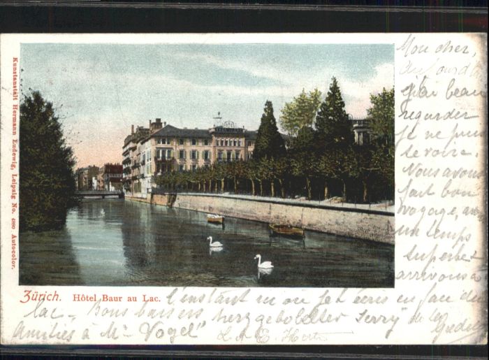 Zuerich Hotel Baur Schwan