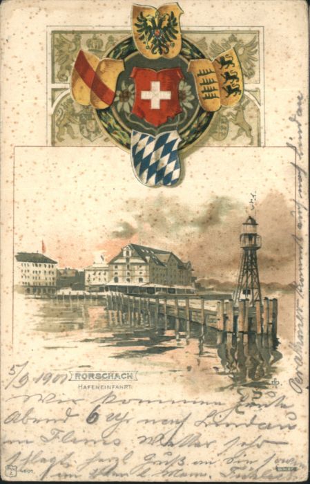 Rorschach Bodensee Rorschach Wappen Hafen
