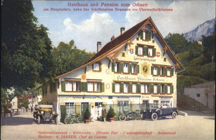 Brunnen SZ Gasthaus Pension Ochsen