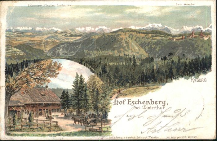 Winterthur Hof Eschenberg Kutsche Kyburg