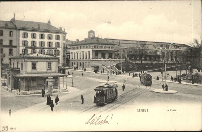 Genf GE Genf La Gare Strassenbahn