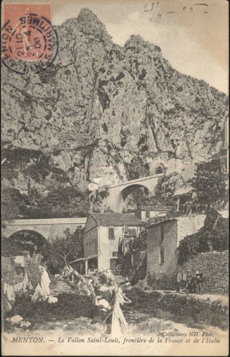 Menton Alpes Maritimes Menton le Vallon Sainit Louis