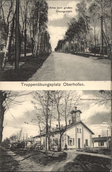 Oberhofen Elsass Truppenübungsplatz Kommandantur
