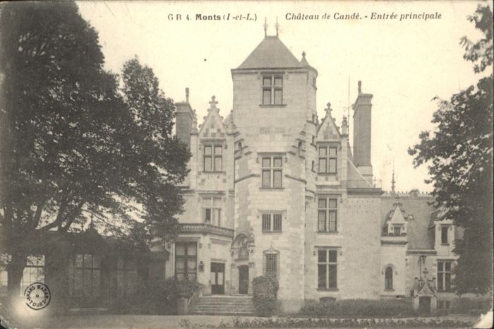 Monts d Indre-et-Loire Monts Chateau de Cande Entree principal
