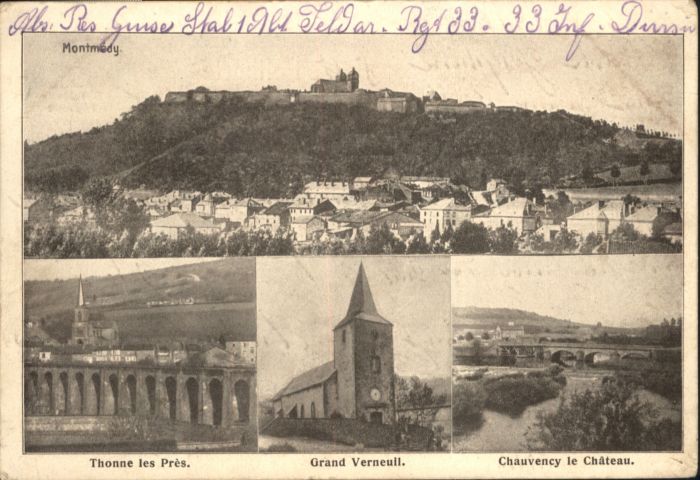 Montmedy Thonne les Pres Grand Verneuil Chauvenc