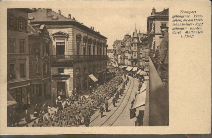 Mulhouse Muehlhausen Mulhouse Gefangenentransport