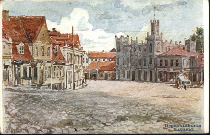 Tukuma Tuckum Tukum Tirgus Marktplatz Place Ma