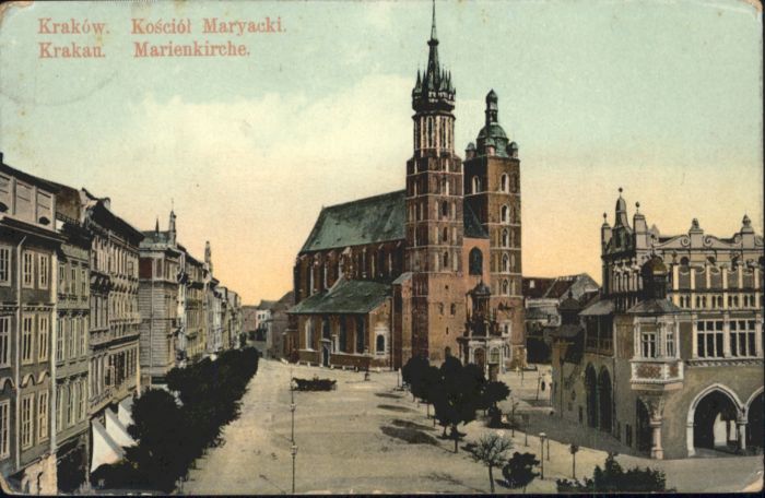 Krakow Krakau Kosciol Maryacki Marienkirche