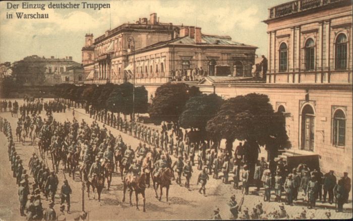 Warschau Masowien Warschau Deutsche Truppen Soldaten