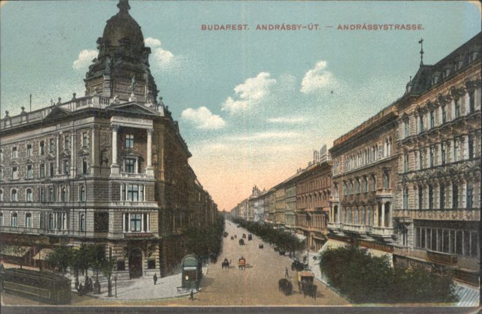 Budapest Andrassy Ut Andrassy-Strasse