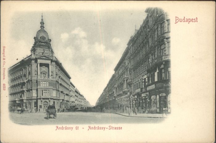Budapest Andrassy Ut Andrassy-Strasse