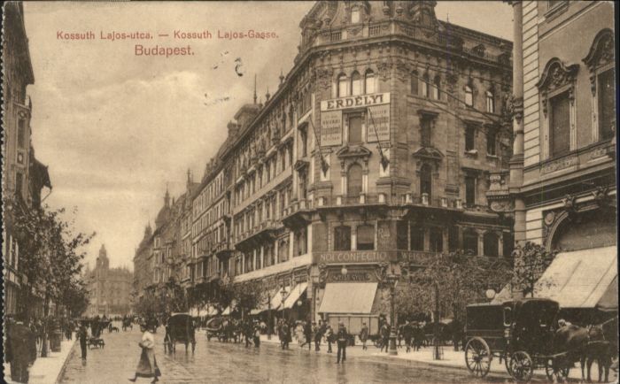 Budapest Kossuth Lajos-Utca Kossuth Lajos-Gasse