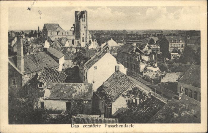 Passchendaele Zerstörung