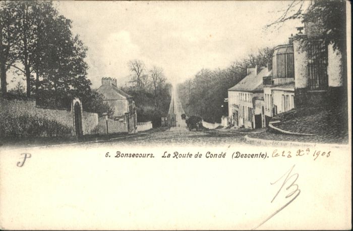 Peruweltz Bonsecours Route Conde Descente