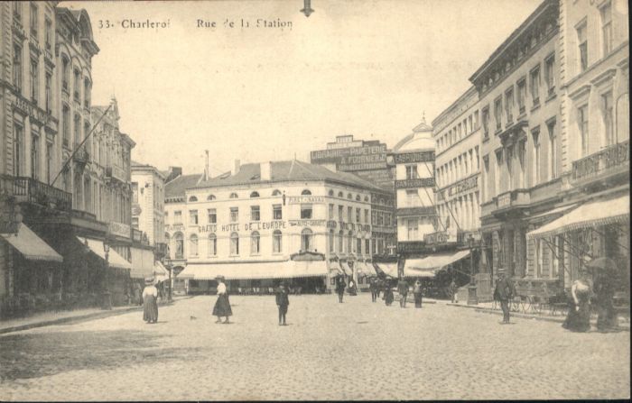 Charleroi Wallonie Charleroi Rue Station Hotel Europe