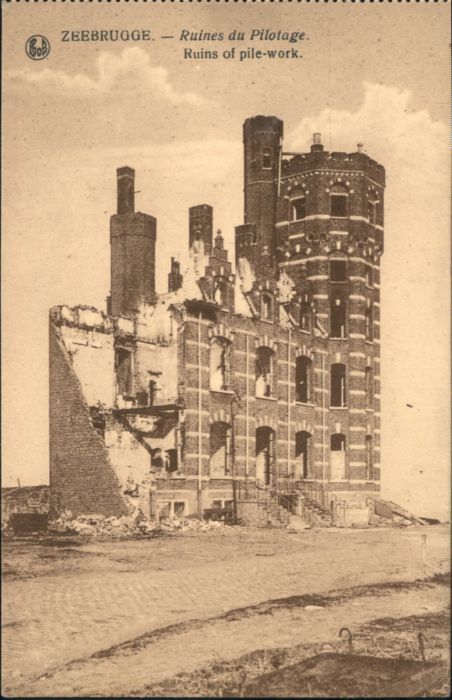 Zeebrugge Pilotage Ruines Zerstoerung