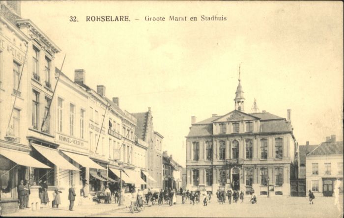 Roeselaere Roeselare Groote Markt Stadhuis