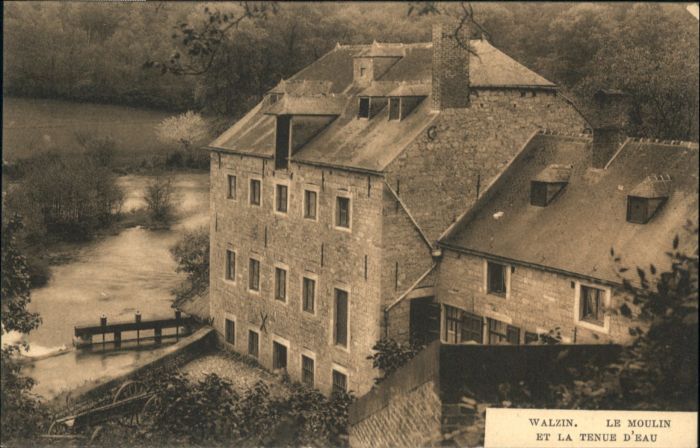 Walzin Moulin Tenue Eau