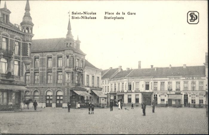 Saint-Nicolas Sint-Nikolaas Place Gare Statieplaats