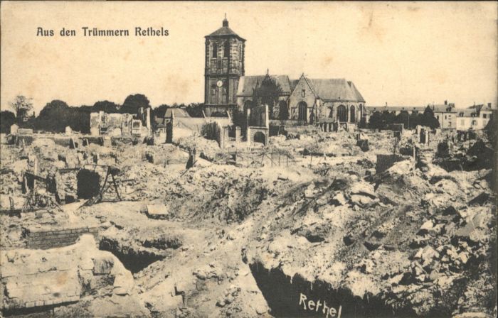 Rethel Ardennes Rethel Zerstörung