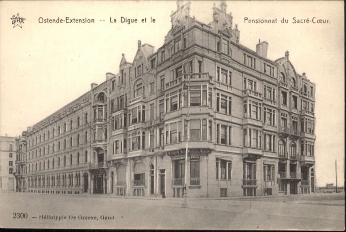 Ostende Oostende Ostende Extension Digue Pensionnat Sacre-Coeur