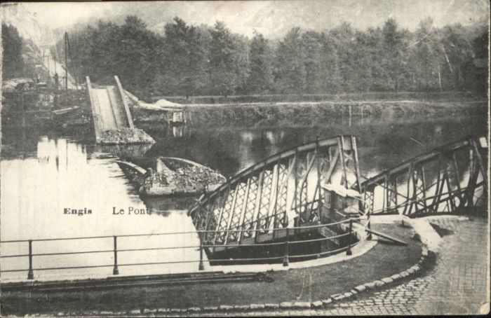 Engis Pont Zerstörung