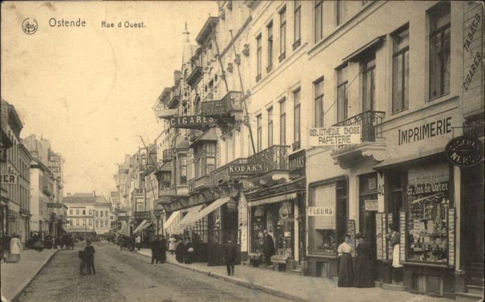 Ostende Oostende Ostende Rue Ouest
