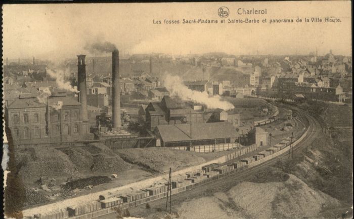 Charleroi Wallonie Charleroi Fosses Sacre-madame Ste. Barb