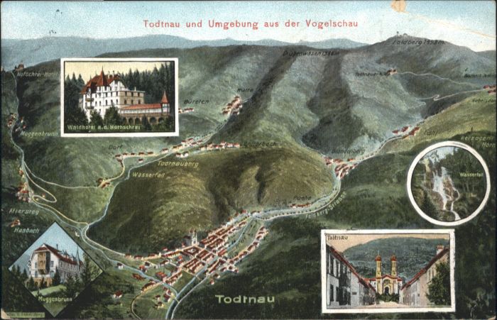 Todtnau Waldhotel Notschrei Muggenbrunn Wasserf