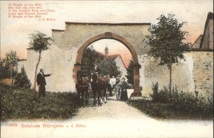 Schloss Buergeln ers J. P. Hebel