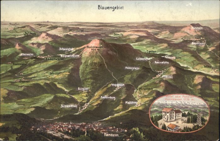 Kandern Hotel Pension Hochblauen