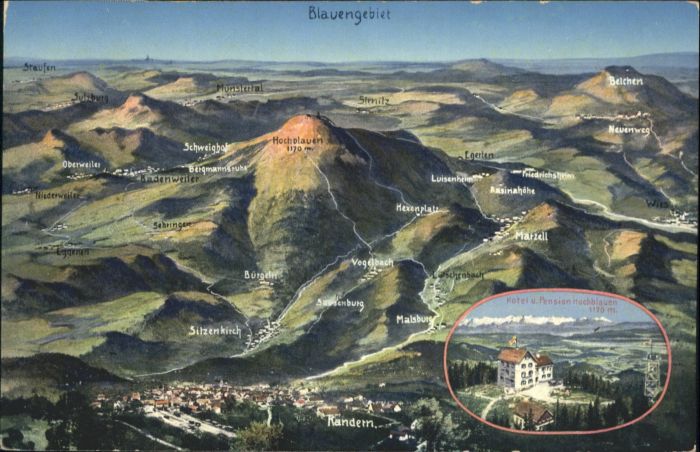 Kandern Hotel Pension Hochblauen