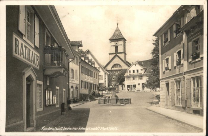 Kandern Baden BW Marktplatz