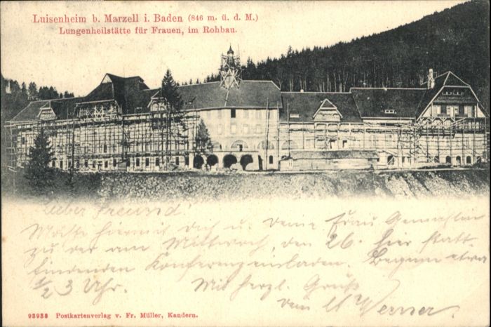 Luisenheim Rehaklinik Malsburg-Marzell K Luisenheim Lungenheilstätte