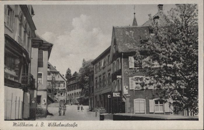 Muellheim Baden Müllheim Wilhelmstrasse