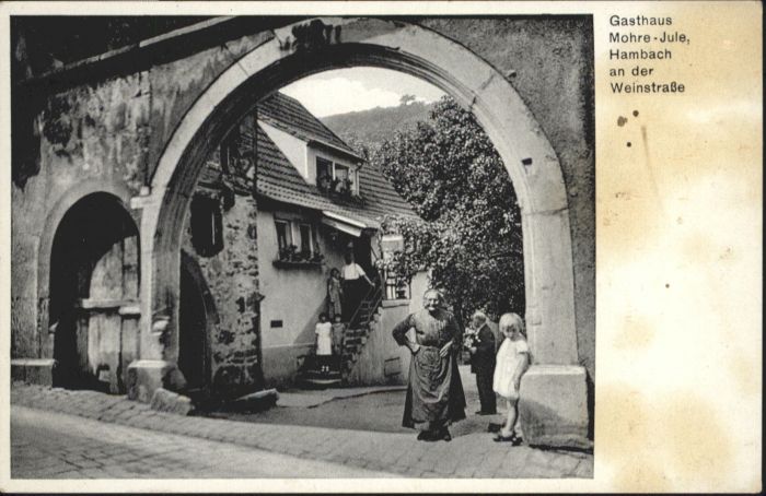 Hambach Weinstrasse Gasthaus Mohre Jule