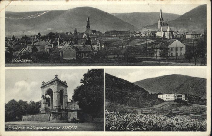 Edenkoben Siegesdenkmal Villa Ludwigshöhe