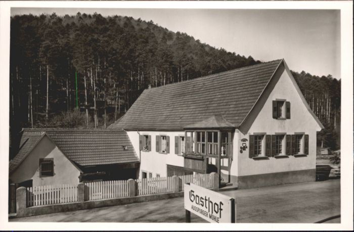 Bad Bergzabern Gasthof Augspurger Mühle