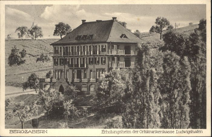 Bad Bergzabern Erholungsheim der Ortskrankenkasse Ludw