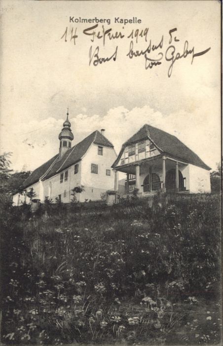 Bad Bergzabern [handschriftlich] Kolmerberg Kapelle