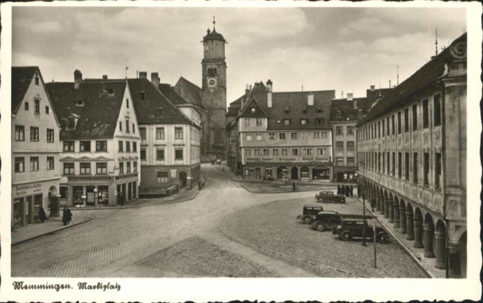 Memmingen Bayern Marktplatz