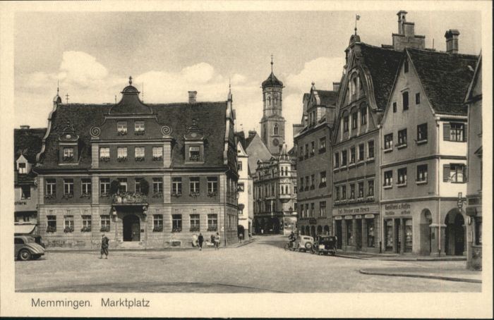 Memmingen Bayern Marktplatz