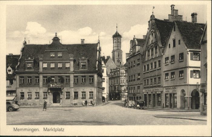 Memmingen Bayern Marktplatz