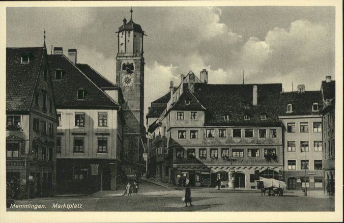 Memmingen Bayern Marktplatz