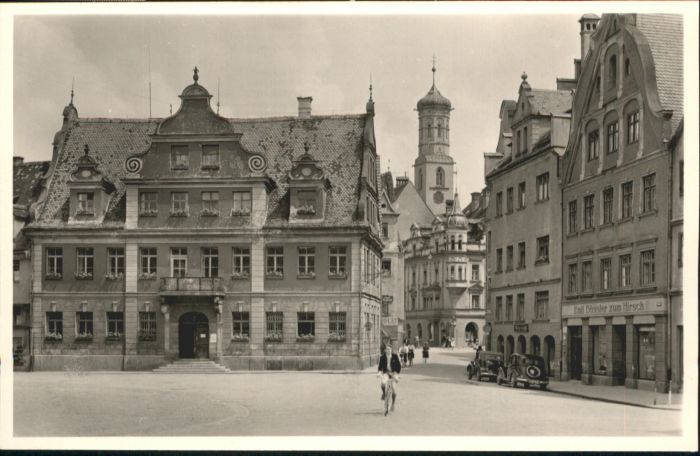 Memmingen Bayern Kalchstrasse Marktplatz