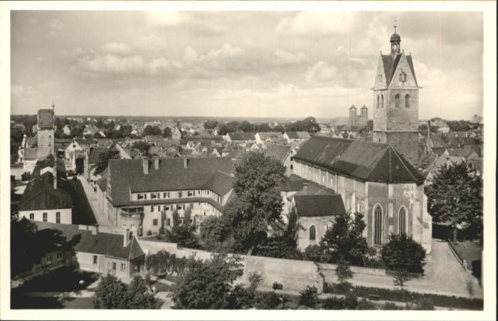 Memmingen Bayern Frauenkirche Buergerheim Kemptertor
