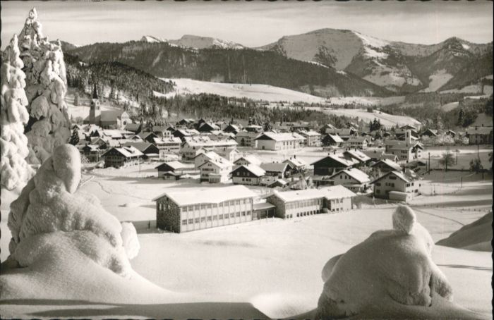 Oberstaufen Oberallgaeu Bayern Rindalphorn Hochgrat