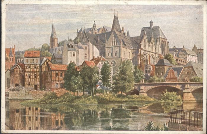 Marburg Lahn Marburg Universität Schloss Künstler K