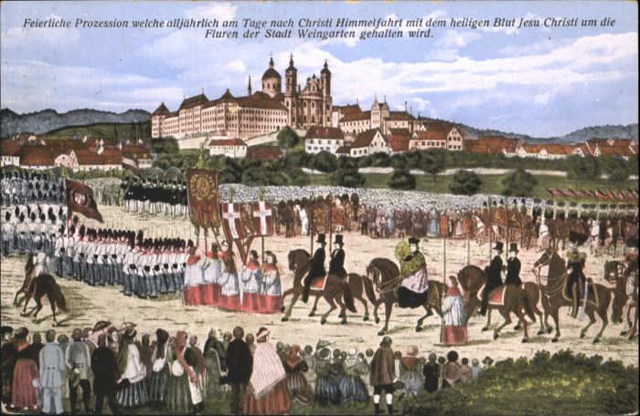 Weingarten Wuerttemberg Weingarten Fest