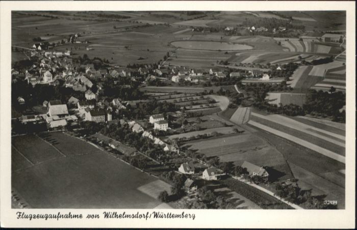 Wilhelmsdorf Wuerttemberg Wilhelmsdorf Fliegeraufnahme